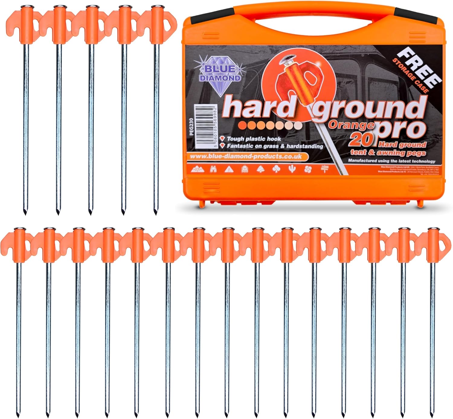 Basically Very Thick Nails: What 100 Recent Buyers Say About Blue Diamond's Hard Ground Tent Pegs