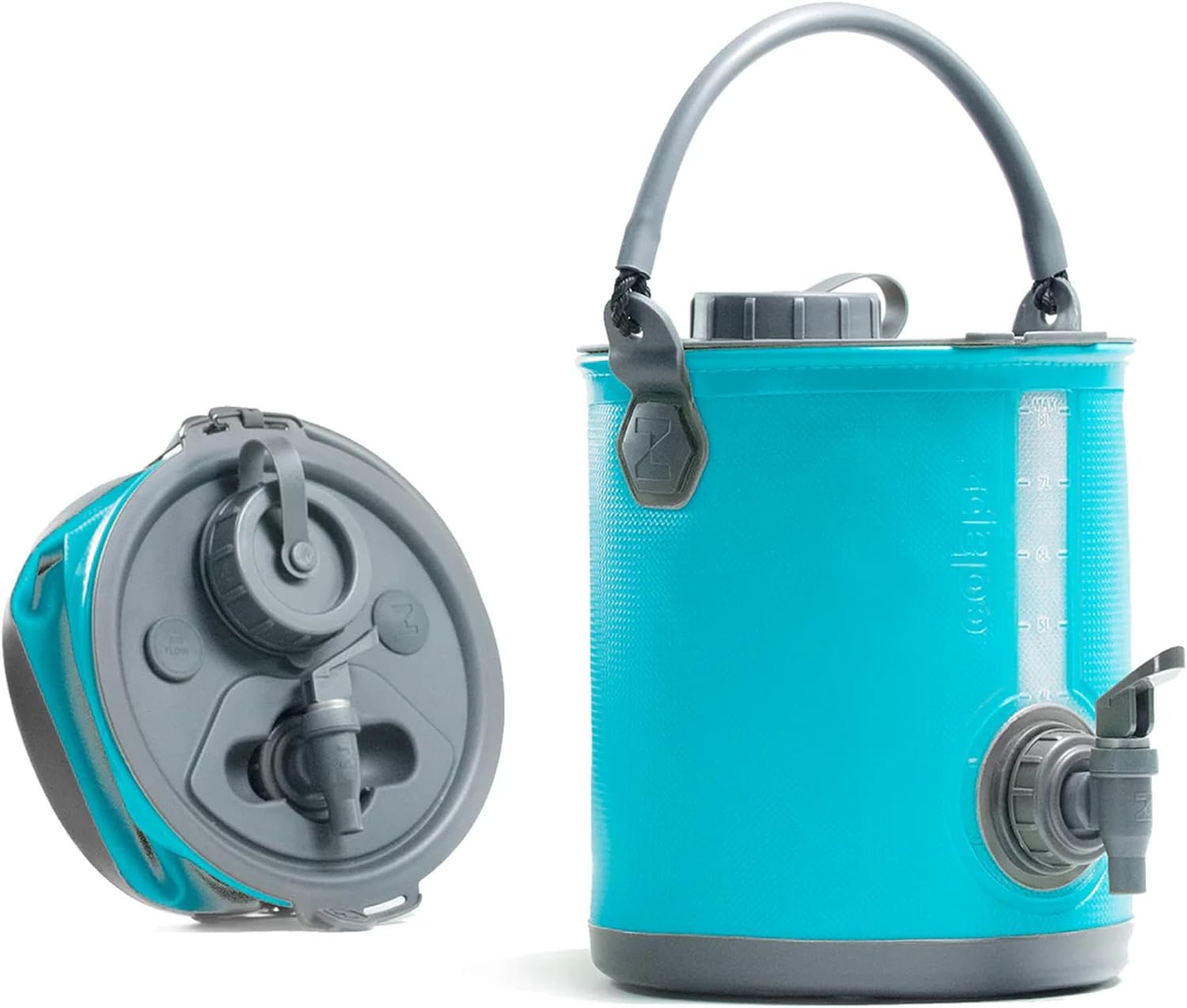 Twenty-One Reviewers Wrote About the Lid on This Collapsible Water Carrier With Tap for Camping UK