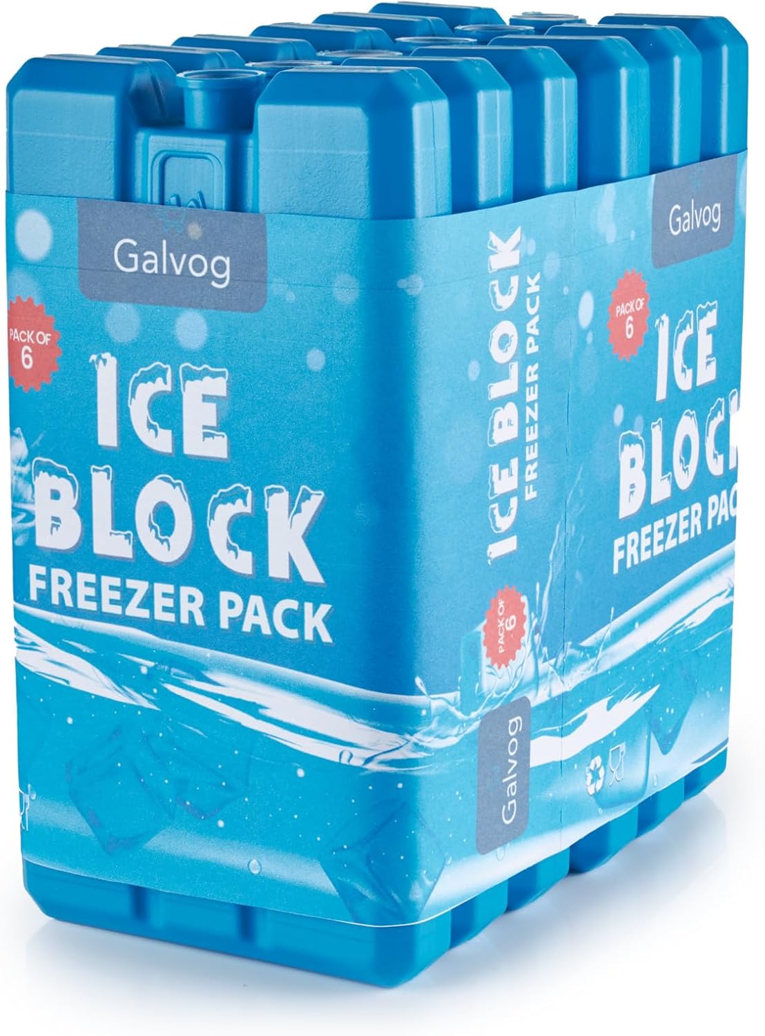 Galvog 200ml ice packs and freezer blocks for cool boxes and lunch bags