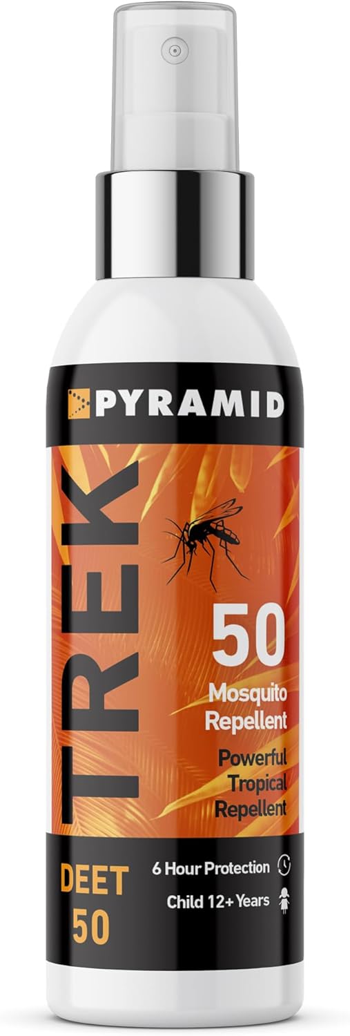 Pyramid Trek 50 insect repellent 50% DEET spray bottle, 100ml