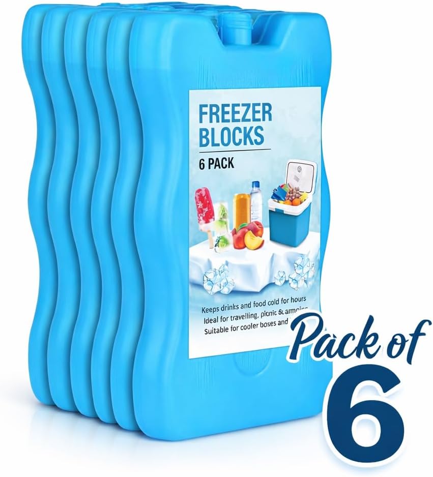 1ABOVE freezer block shown at an angle highlighting the flat shape