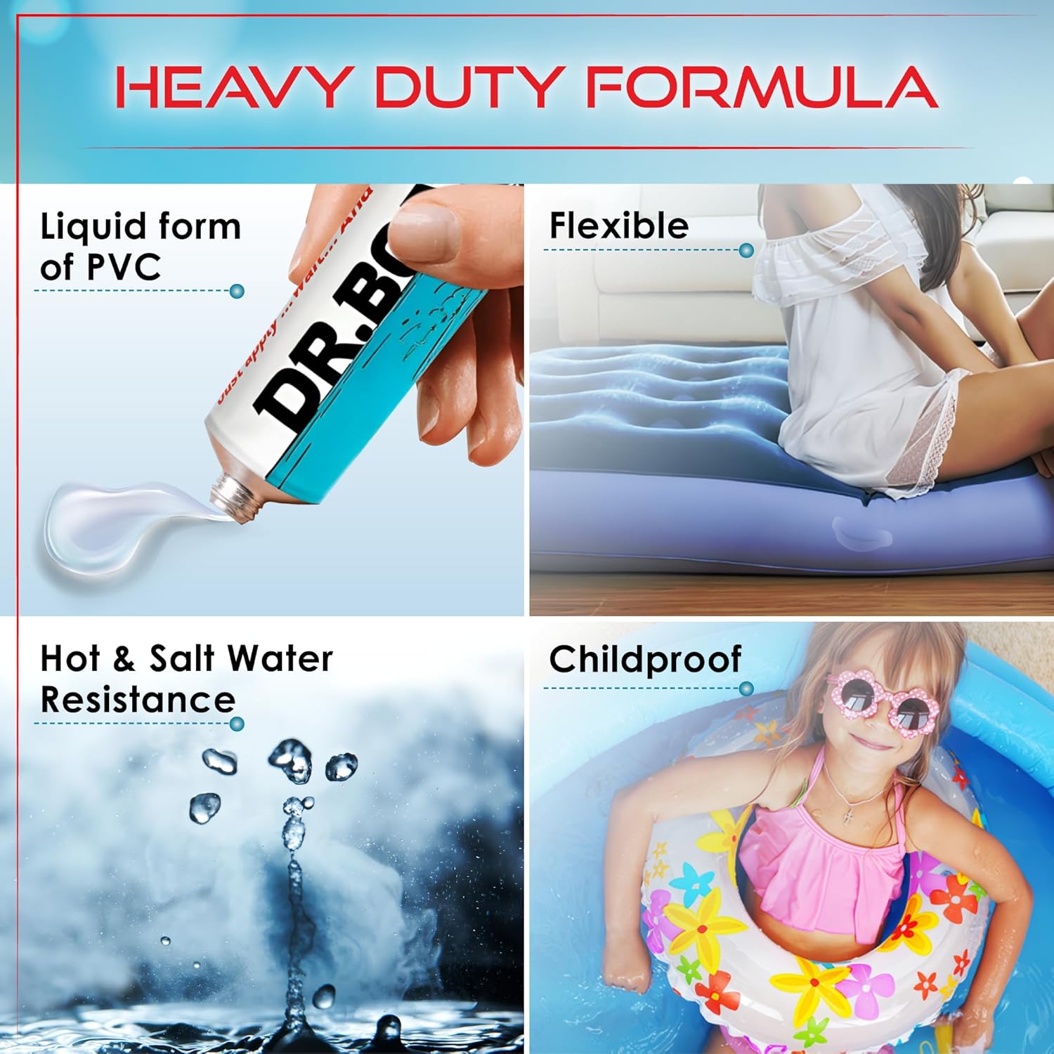 Dr.Boat repair kit packaging box showing brand and product labelling