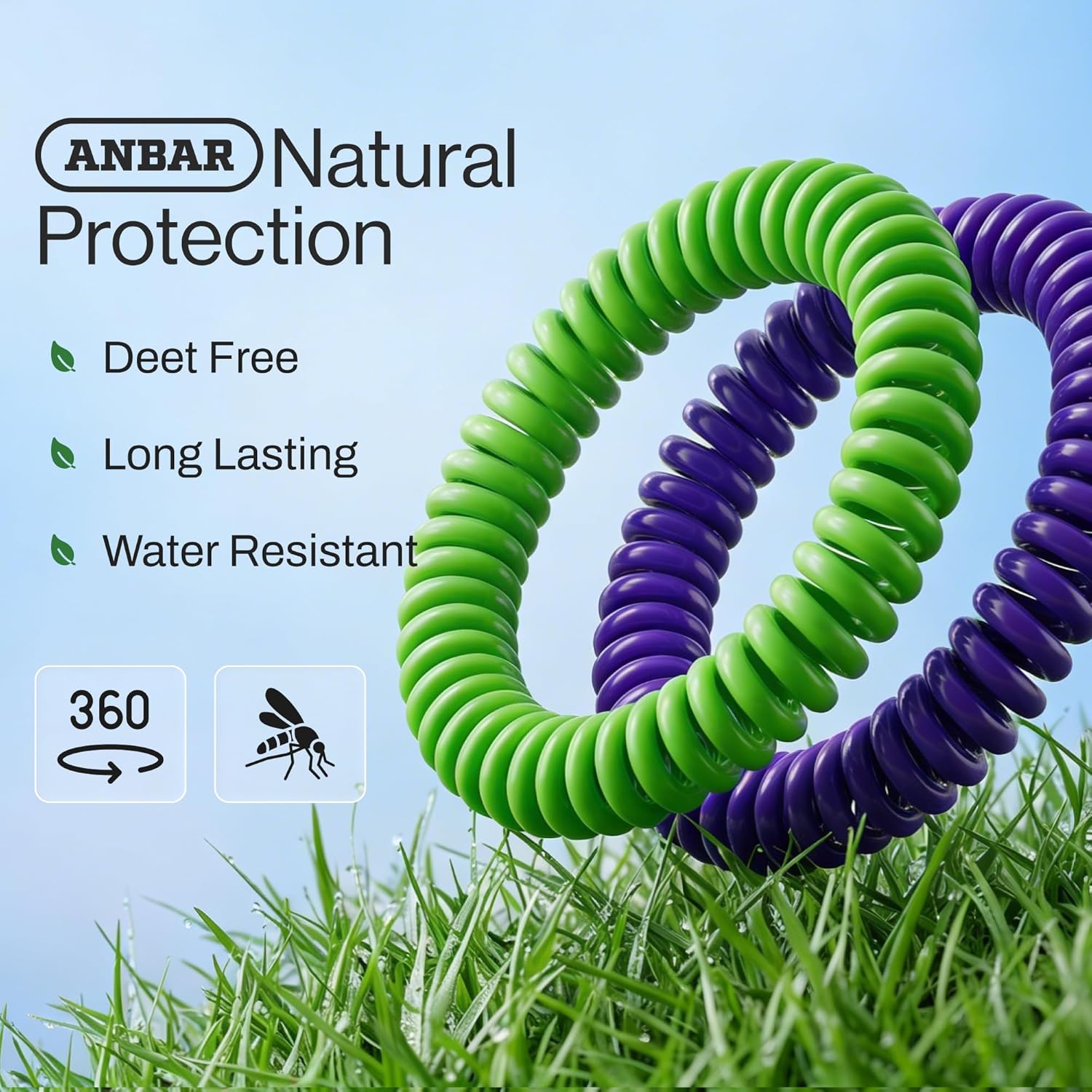 Anbar mosquito repellent bands in their packaging