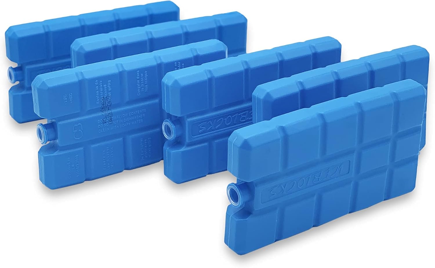 Galvog ice packs being used to keep food and drinks chilled