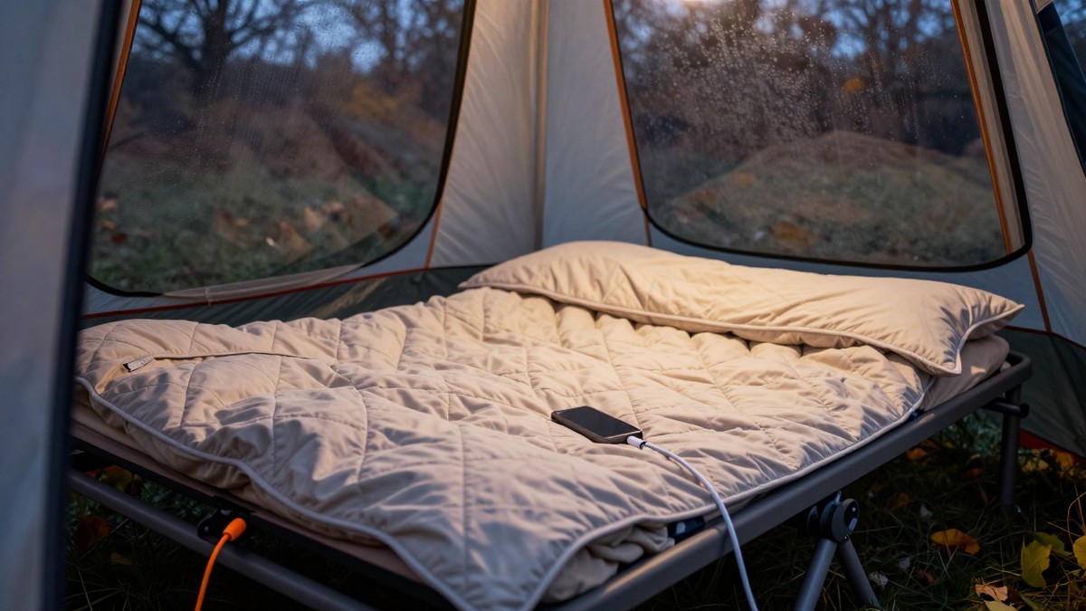 When to use an electric blanket in a tent UK: what to check before you plug in