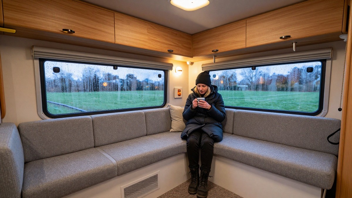 How long does it take to heat a caravan UK: what decides 20 minutes or two hours