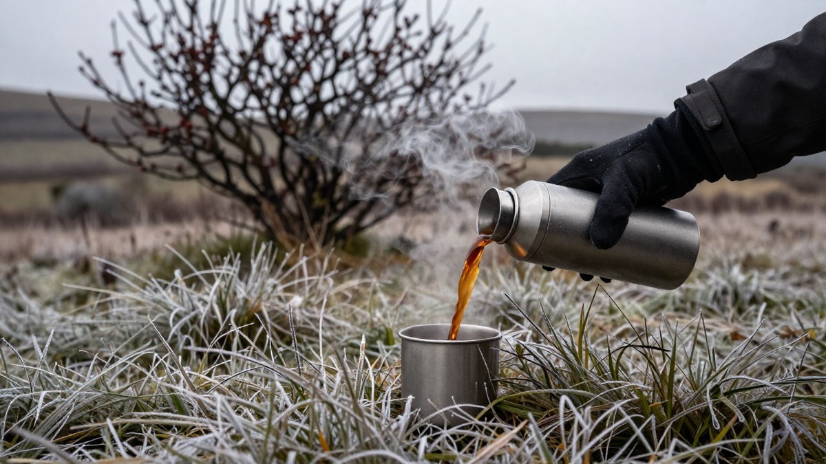 How long does a flask stay hot in winter UK: what the lab measured, and what your morning changes